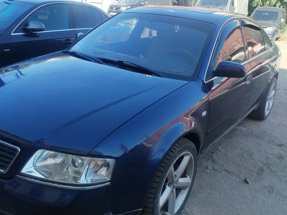 1998 Audi A6 II (C5), синий, 450000 рублей - вид 5