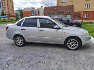 2013 Lada (ВАЗ) Granta I, серебристый, 340000 рублей, вид 4