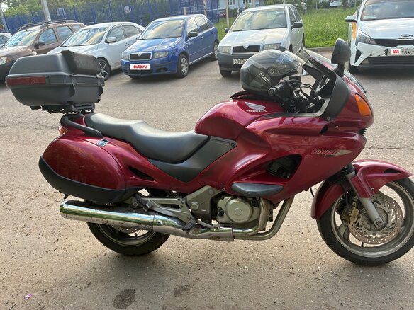 2001 Honda NT650V Deauville, красный, 256000 рублей - вид 15