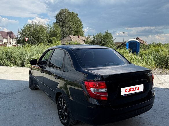 2021 Lada (ВАЗ) Granta I Рестайлинг, чёрный, 750000 рублей - вид 5