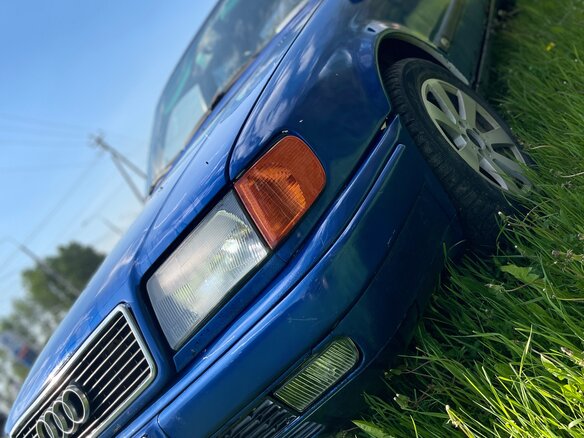 1992 Audi 100 IV (C4), синий - вид 4