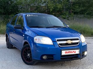 2009 Chevrolet Aveo I Рестайлинг, синий, 320000 рублей, вид 1