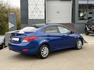 2012 Hyundai Solaris I, синий, 582000 рублей, вид 4