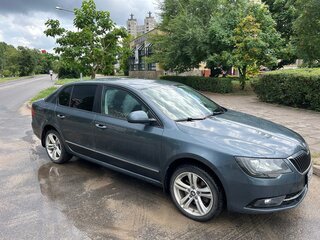 2014 Skoda Superb DSG II Рестайлинг, серый, 910000 рублей, вид 5