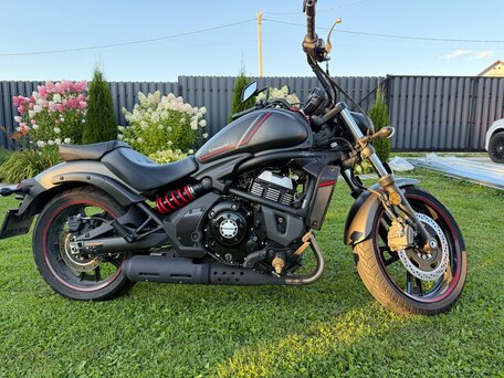 2021 Kawasaki EN650 Vulcan S, серый, 900000 рублей, вид 1