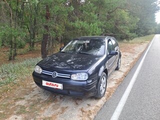 1998 Volkswagen Golf IV, чёрный, 225000 рублей, вид 1