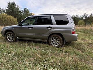 2007 Subaru Forester II Рестайлинг, серый, 619000 рублей, вид 4