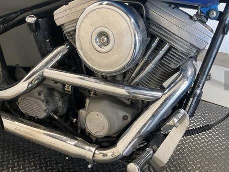 1999 Harley-Davidson Softail Custom, синий, 640000 рублей, вид 4