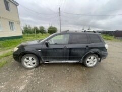 2007 Mitsubishi Outlander I, чёрный, 650000 рублей, вид 3