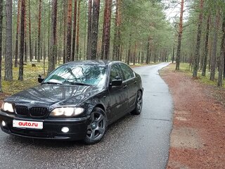 2001 BMW 3 серии 325i IV (E46), чёрный, 800000 рублей, вид 3