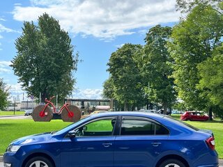 2018 Skoda Rapid I Рестайлинг, синий, 1180000 рублей, вид 4