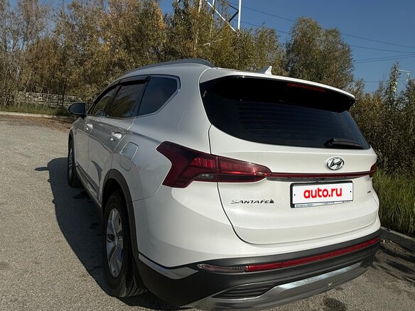 2021 Hyundai Santa Fe IV Рестайлинг, белый, 3700000 рублей - вид 6