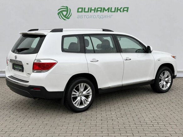 2010 Toyota Highlander II (XU40) Рестайлинг, белый, 1690000 рублей - вид 4