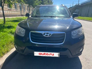 2011 Hyundai Santa Fe II Рестайлинг, чёрный, 675000 рублей, вид 3