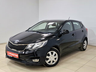 2017 Kia Rio III Рестайлинг, чёрный, 1215000 рублей, вид 1