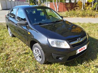 2014 Lada (ВАЗ) Granta I, чёрный, 430000 рублей, вид 3
