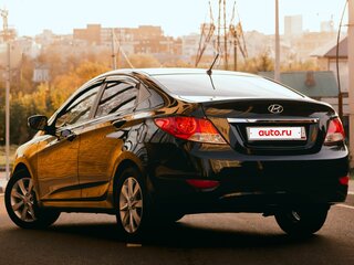 2012 Hyundai Solaris I, чёрный, 820000 рублей, вид 2