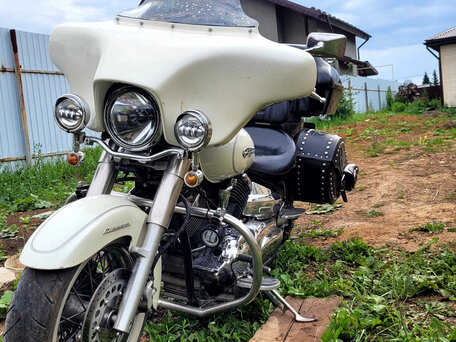 2001 Yamaha XVS1100, белый, 480000 рублей, вид 3