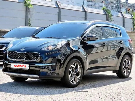 2019 Kia Sportage IV Рестайлинг, чёрный, 1600000 рублей, вид 1