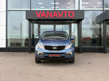 2014 Kia Sportage III Рестайлинг, синий, 1320000 рублей, вид 1