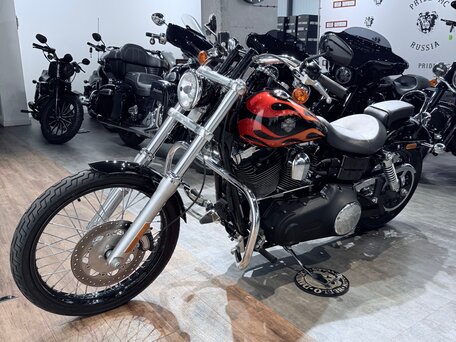 2012 Harley-Davidson Dyna Wide Glide, чёрный, 1100000 рублей, вид 5