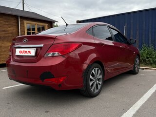 2016 Hyundai Solaris I Рестайлинг, красный, 800000 рублей, вид 5