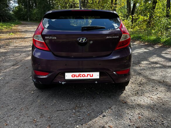 2012 Hyundai Solaris I, фиолетовый - вид 6