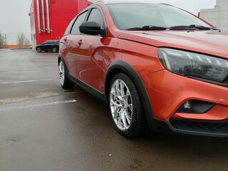 2017 Lada (ВАЗ) Vesta SW Cross I, оранжевый, 1050000 рублей, вид 1