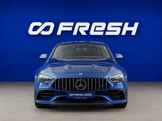 2022 Mercedes-Benz AMG GT 4-Door Coupe 43 I, синий, 9599077 рублей, вид 3