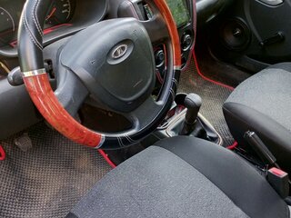 2013 Lada (ВАЗ) Granta I, чёрный, 280000 рублей, вид 5