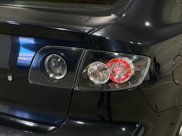 2007 Mazda 3 I (BK) Рестайлинг, синий - вид 6