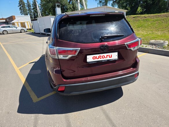 2014 Toyota Highlander III (XU50), красный, 2550000 рублей - вид 12