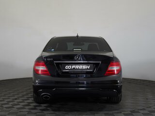 2013 Mercedes-Benz C-Класс 180 BlueEFFICIENCY III (W204) Рестайлинг, чёрный, 1350000 рублей, вид 4