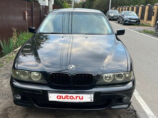 2002 BMW 5 серии 525i IV (E39) Рестайлинг, чёрный, 620000 рублей, вид 2