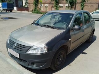 2011 Renault Logan I Рестайлинг, бежевый, 210000 рублей, вид 2