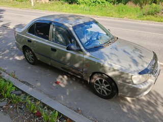 2005 Hyundai Accent ТагАЗ II, бежевый, 200000 рублей, вид 2