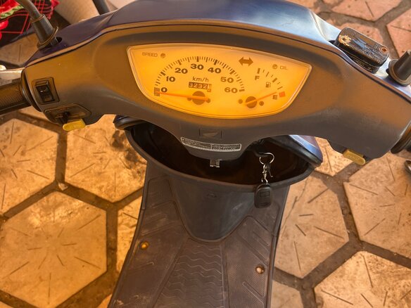 2005 Honda Dio, голубой, 44000 рублей - вид 5