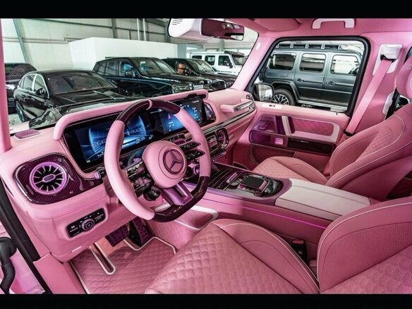 2026 Mercedes-Benz G-Класс AMG Brabus 800 II (W465) Рестайлинг, розовый, 61000000 рублей - вид 13