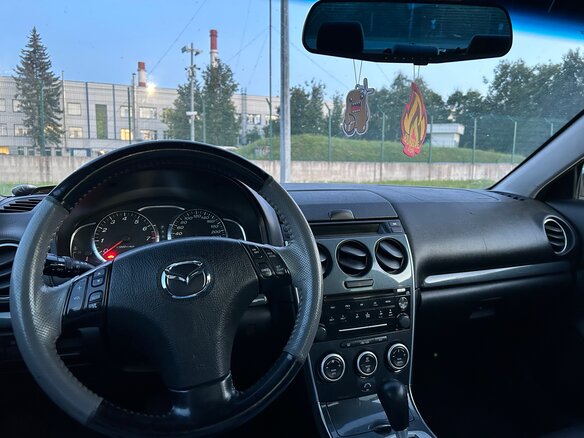 2006 Mazda 6 I (GG) Рестайлинг, чёрный, 400000 рублей - вид 13