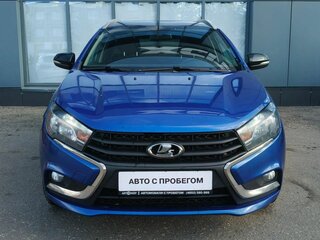 2020 Lada (ВАЗ) Vesta SW I, синий, 1150000 рублей, вид 2