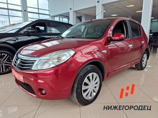 2012 Renault Sandero I, красный, 429000 рублей, вид 1