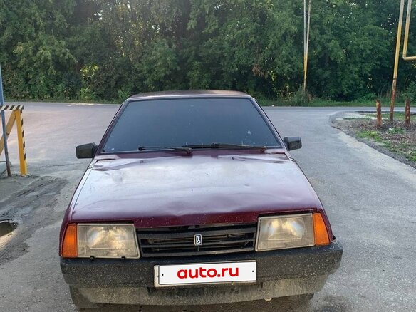1999 Lada (ВАЗ) 2109, красный, 45000 рублей - вид 2