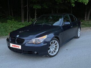 2004 BMW 5 серии 530i V (E60/E61), синий, 1110000 рублей, вид 2