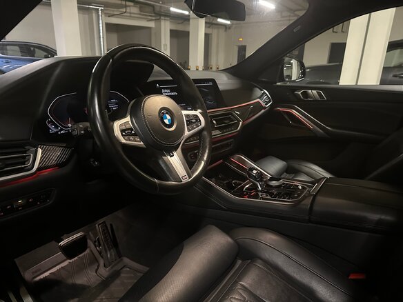 2021 BMW X6 40d III (G06), чёрный, 13500000 рублей - вид 6