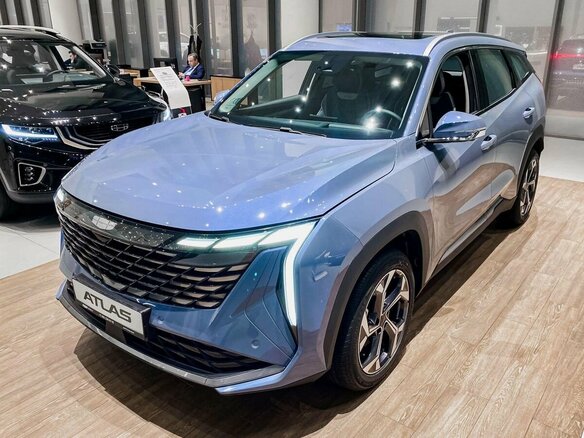 2025 Geely Atlas II, голубой - вид 5