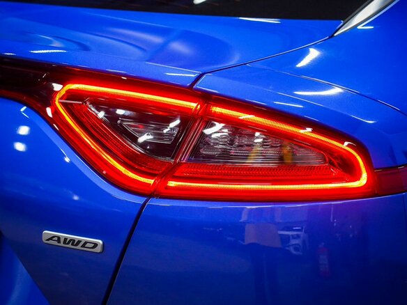 2019 Kia Stinger I, голубой, 3210000 рублей - вид 19