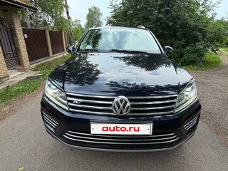 2016 Volkswagen Touareg II Рестайлинг, синий, 3200000 рублей, вид 2