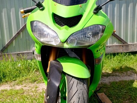 2004 Kawasaki ZX-10R Ninja, зелёный, 530000 рублей, вид 4