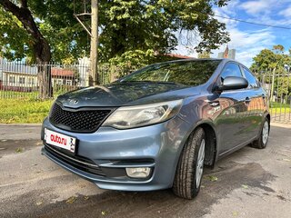 2016 Kia Rio III Рестайлинг, голубой, 1199000 рублей, вид 2