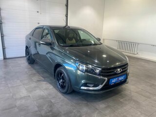 2016 Lada (ВАЗ) Vesta I, зелёный, 646000 рублей, вид 3